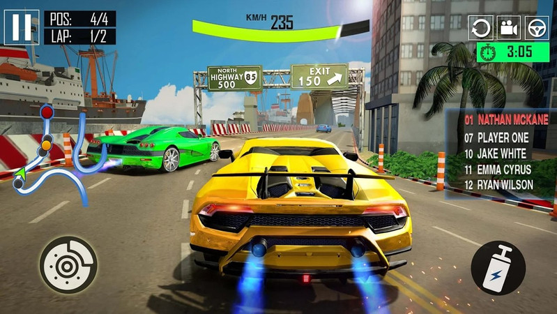 鲁莽的赛车游戏截图1