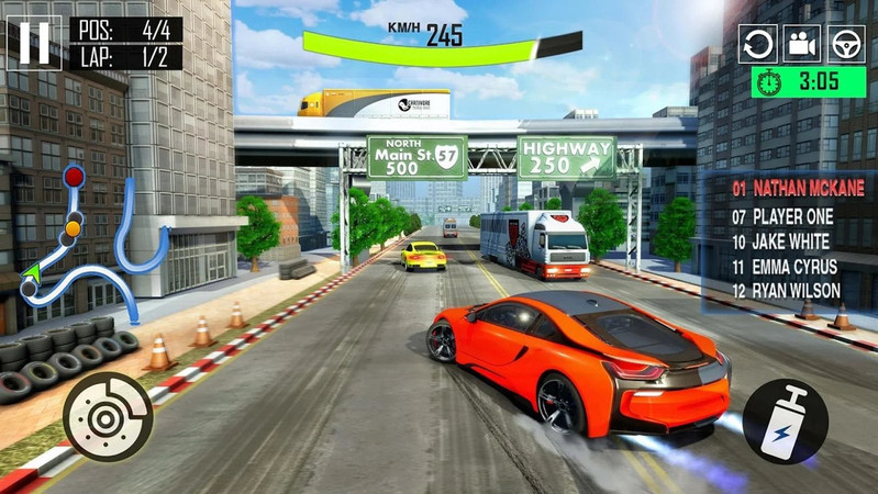 鲁莽的赛车游戏截图1