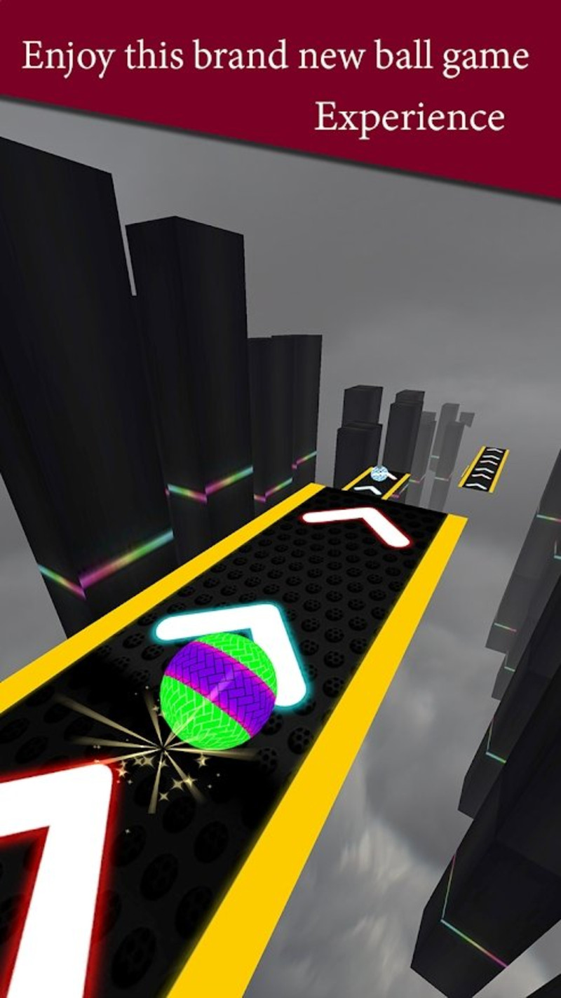 滚动天空球游戏截图1