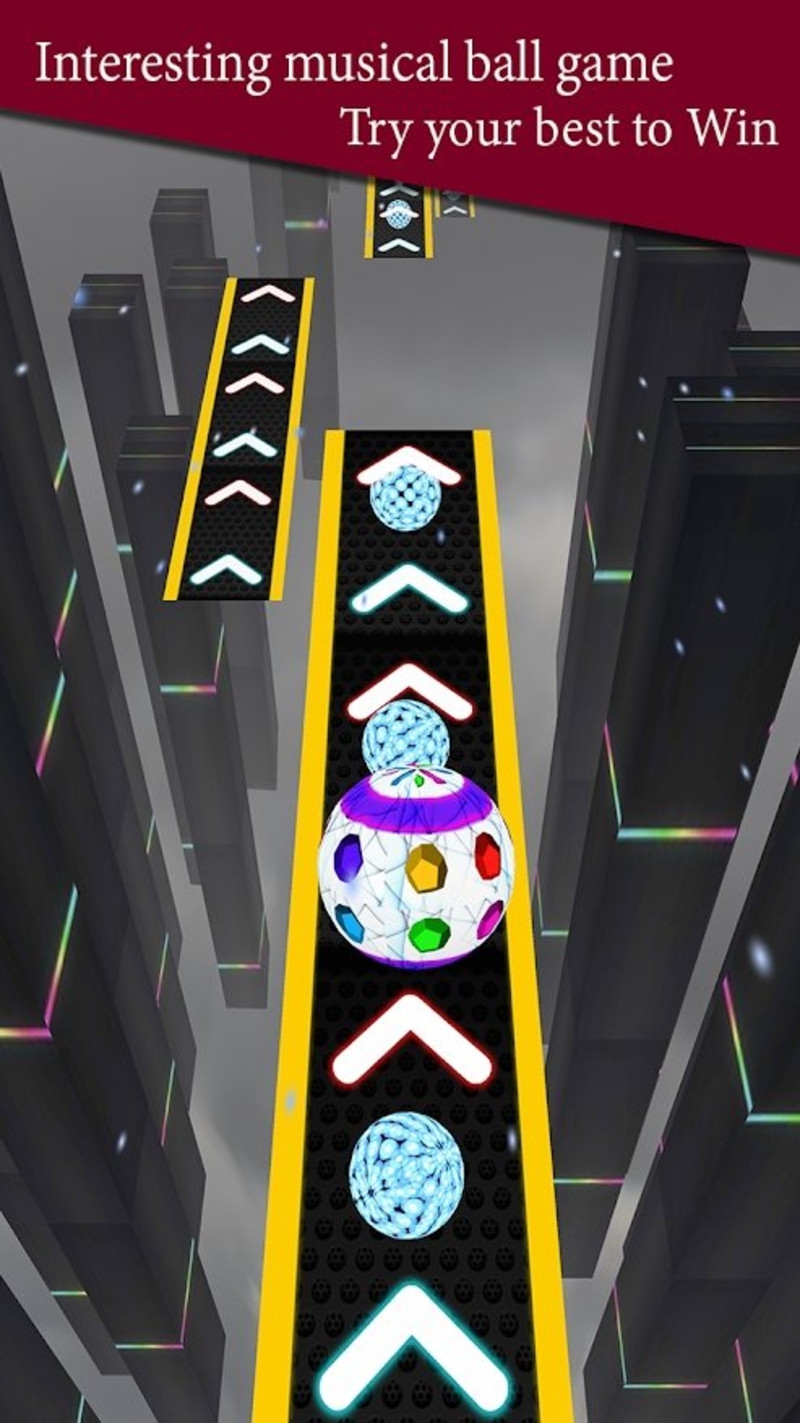 滚动天空球游戏截图1