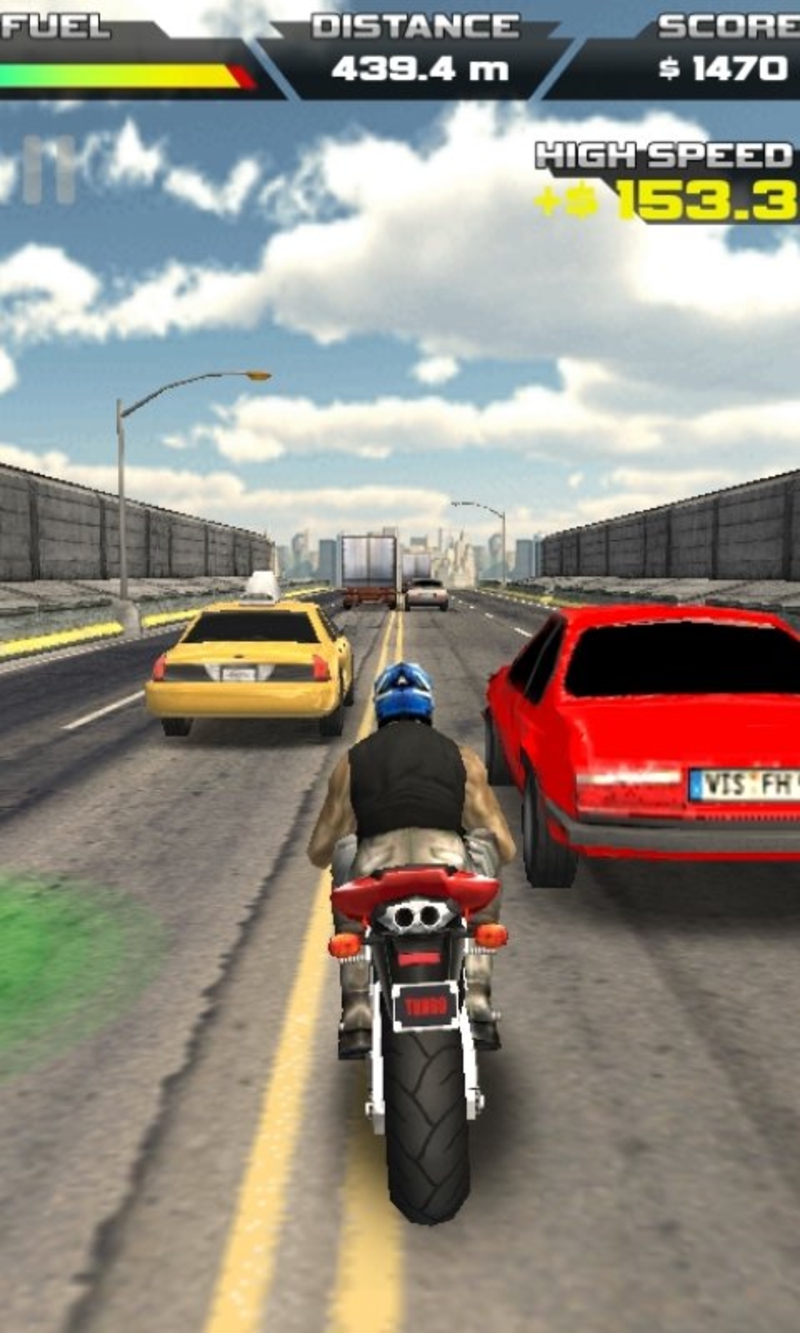摩托车竞速游戏截图1