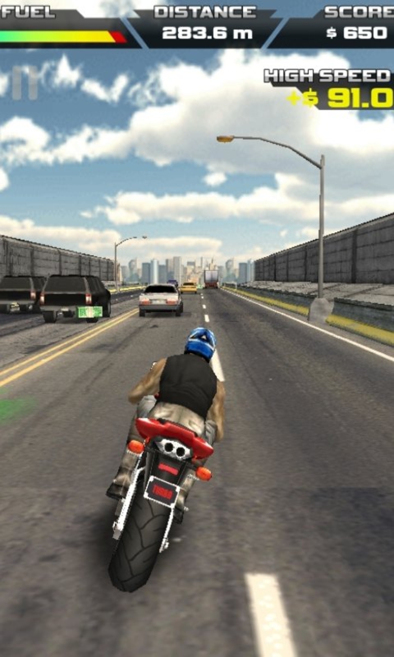 摩托车竞速游戏截图4