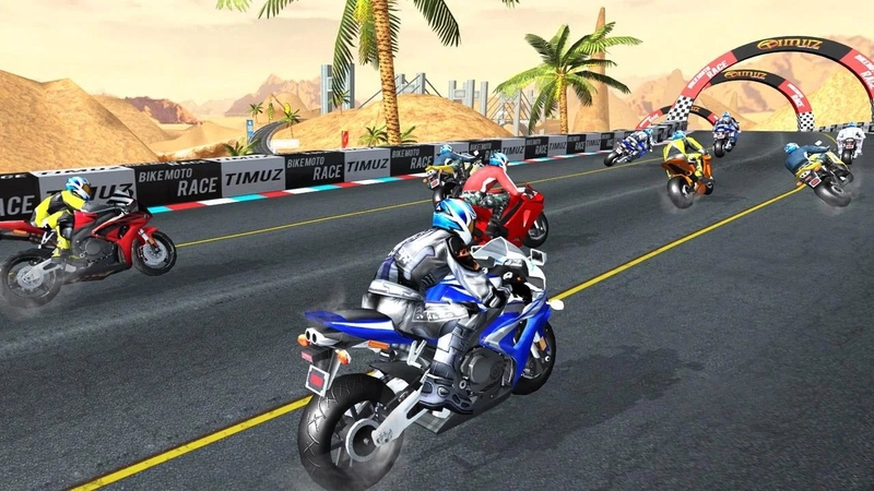 摩托车赛游戏截图1