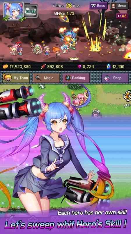 英雄进化2:忍者女孩游戏截图1