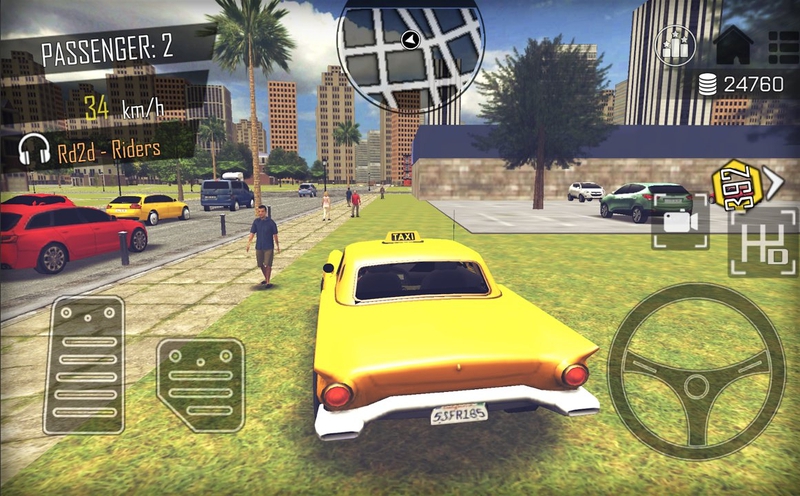 开放世界:模拟计程车游戏截图0