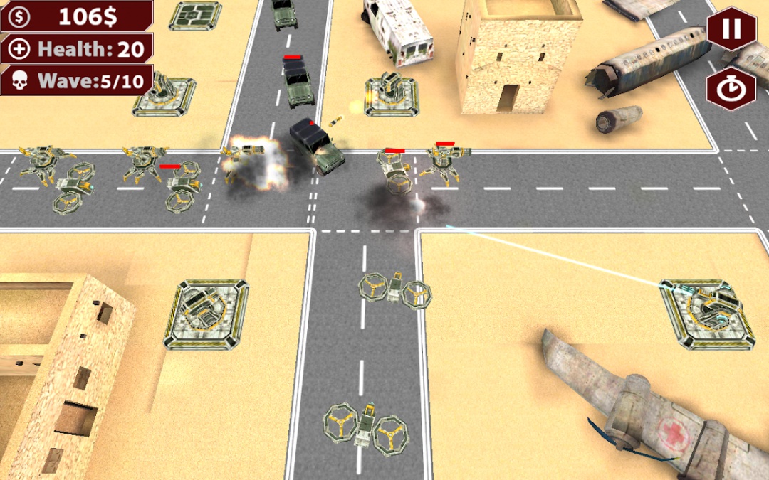 塔防3D:沙漠强袭游戏截图3