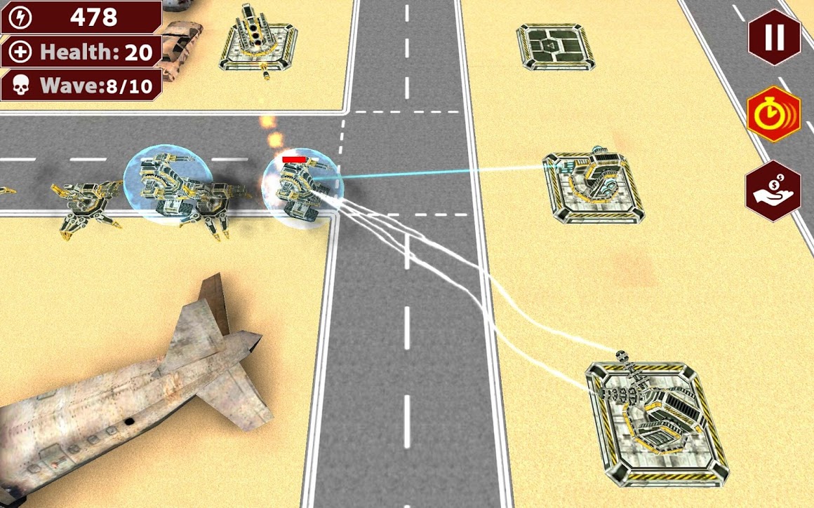 塔防3D:沙漠强袭游戏截图4