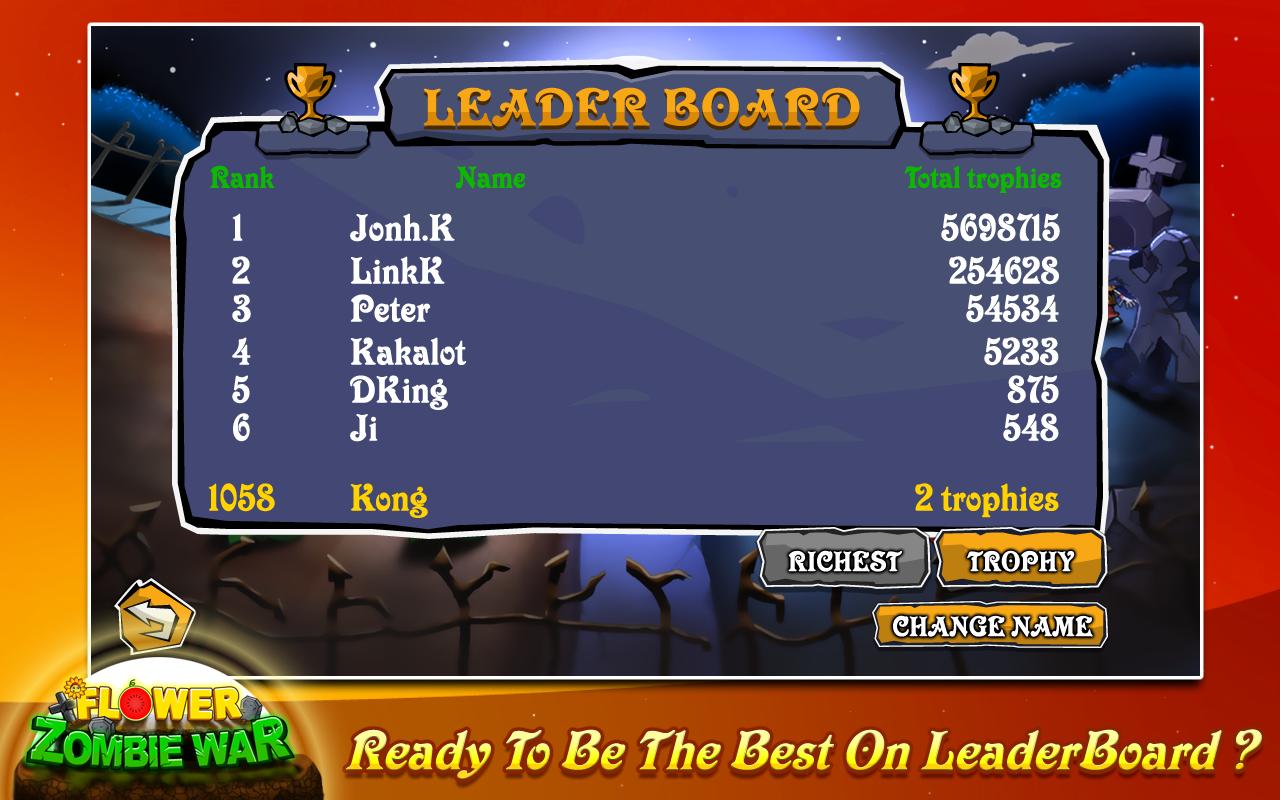 鲜花僵尸战争游戏截图1