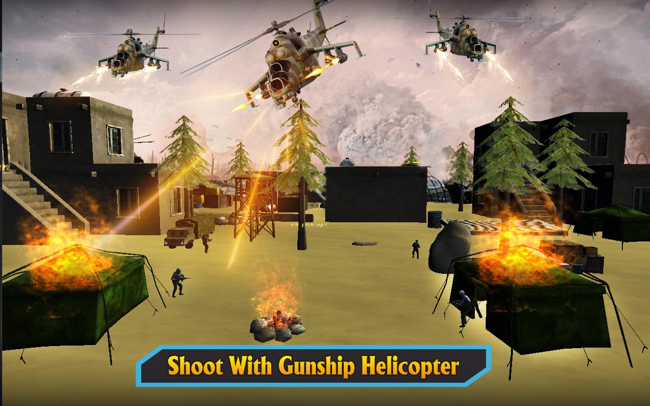 武装直升机空袭游戏截图1