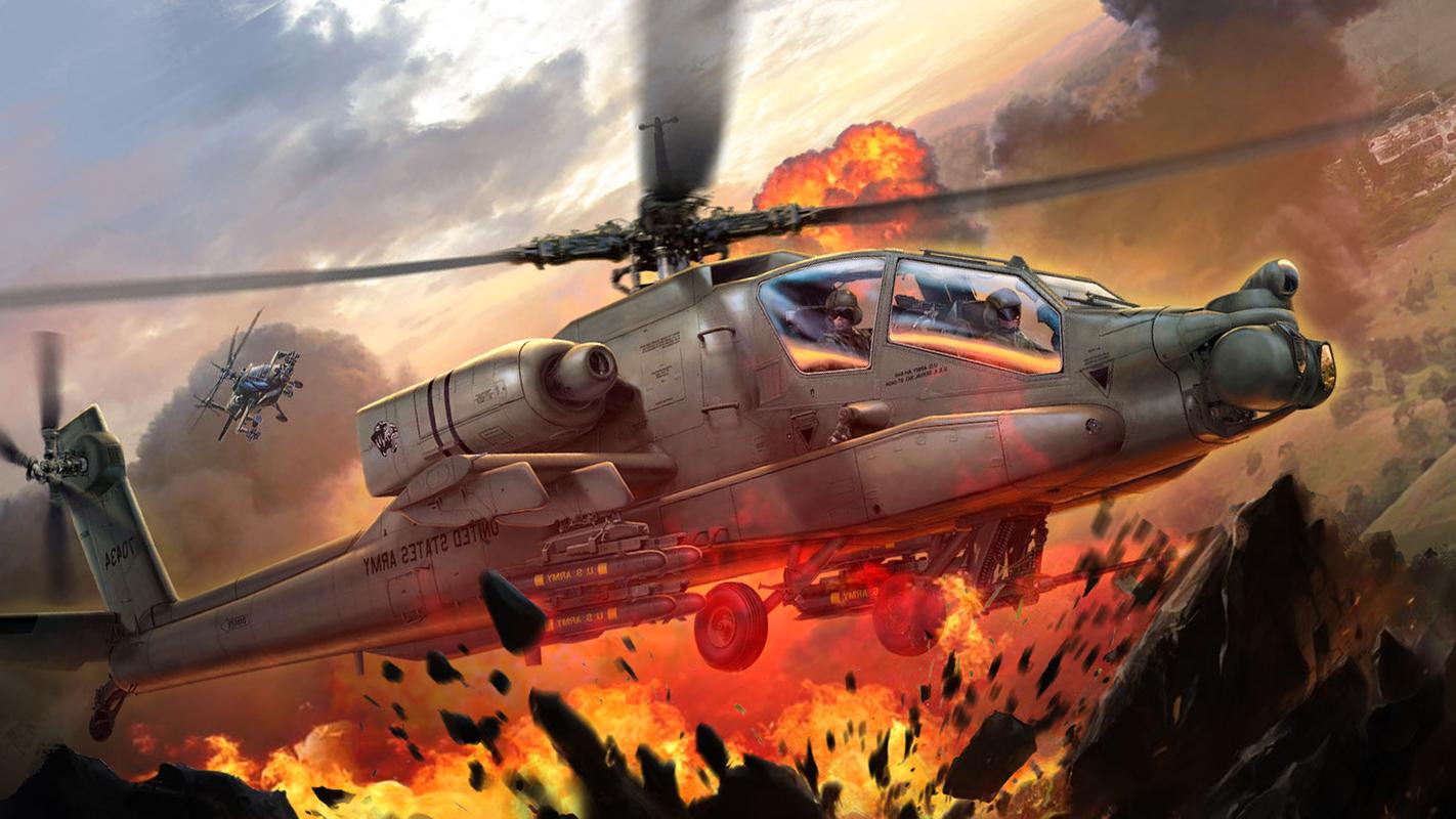 武装直升机射击攻击游戏截图1