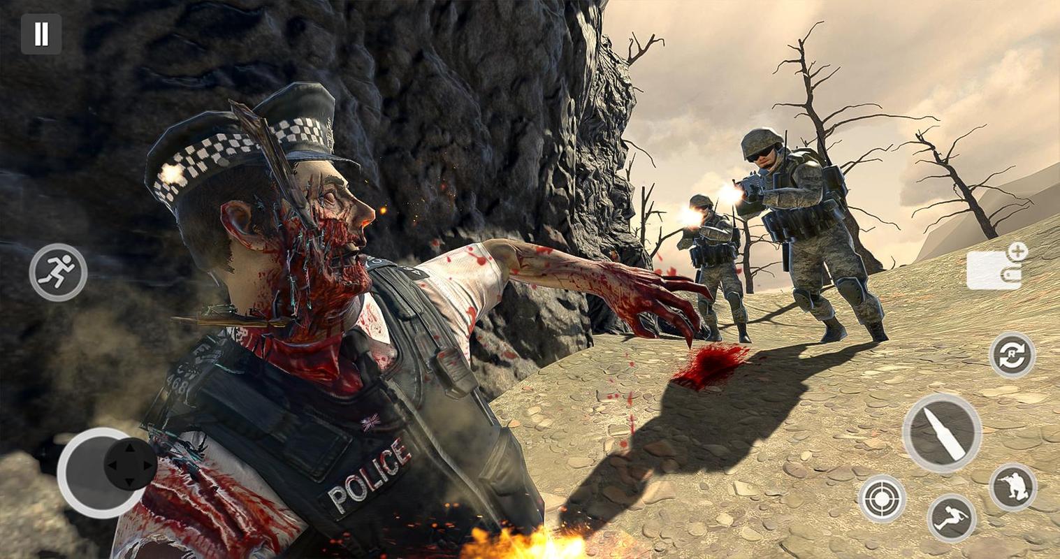 反击僵尸进攻游戏截图1