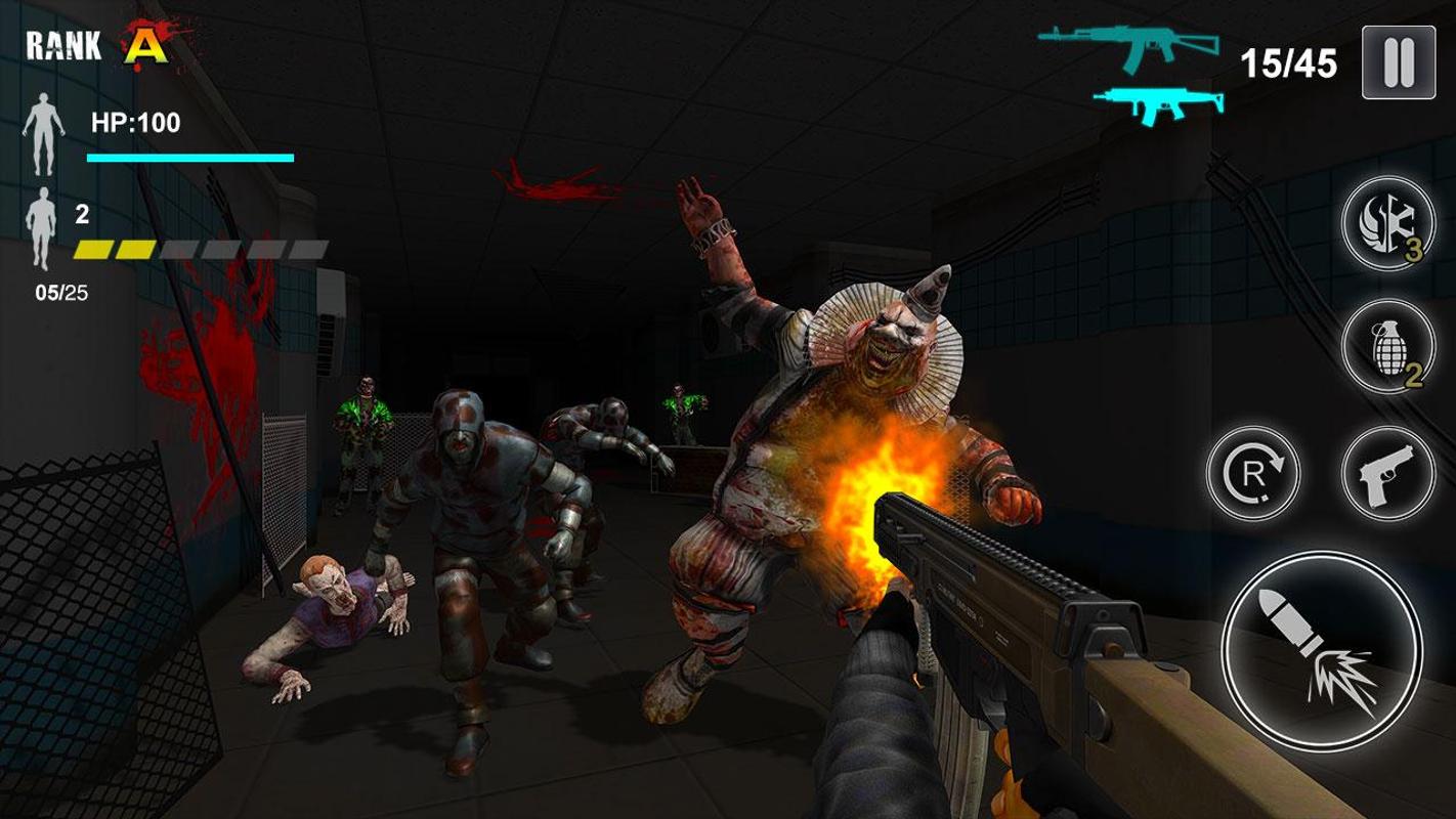 僵尸射手:生存游戏游戏截图1