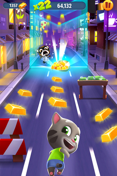 汤姆猫跑酷无限金币钻石版游戏截图5