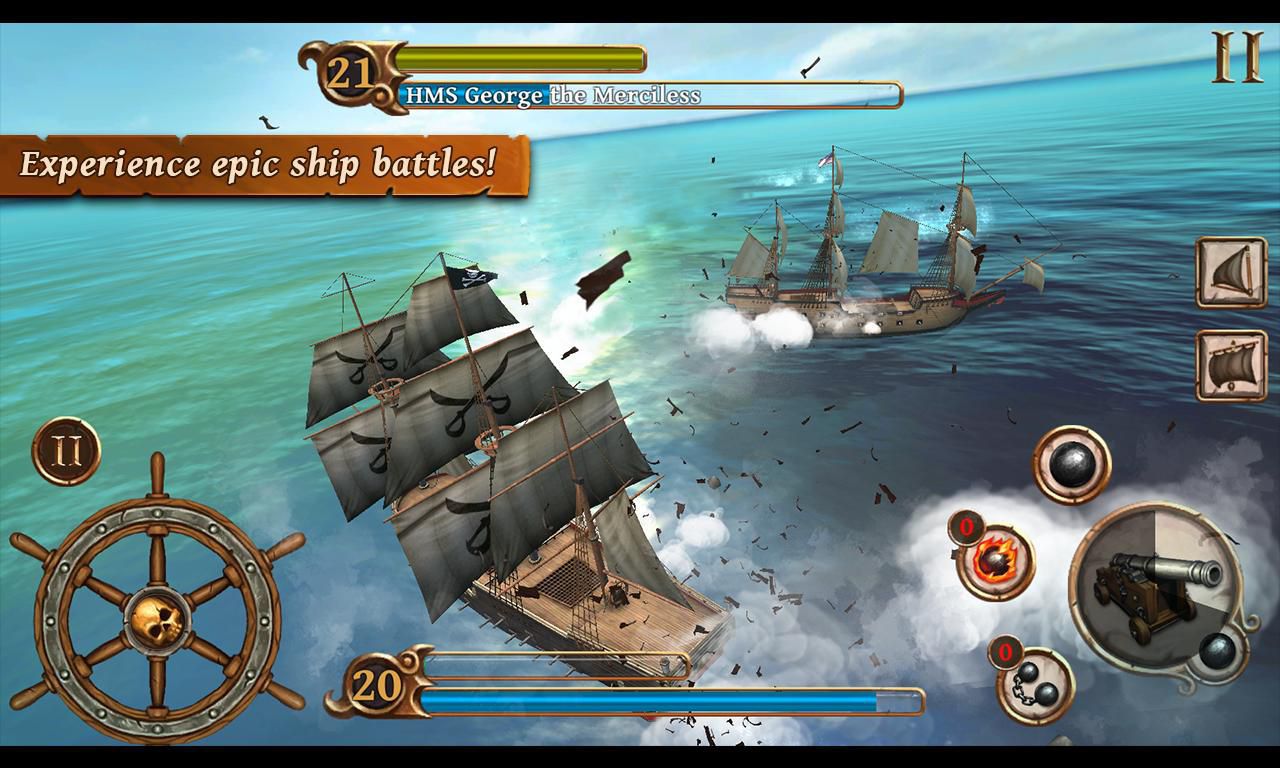 海盗战斗时代的船只游戏截图4