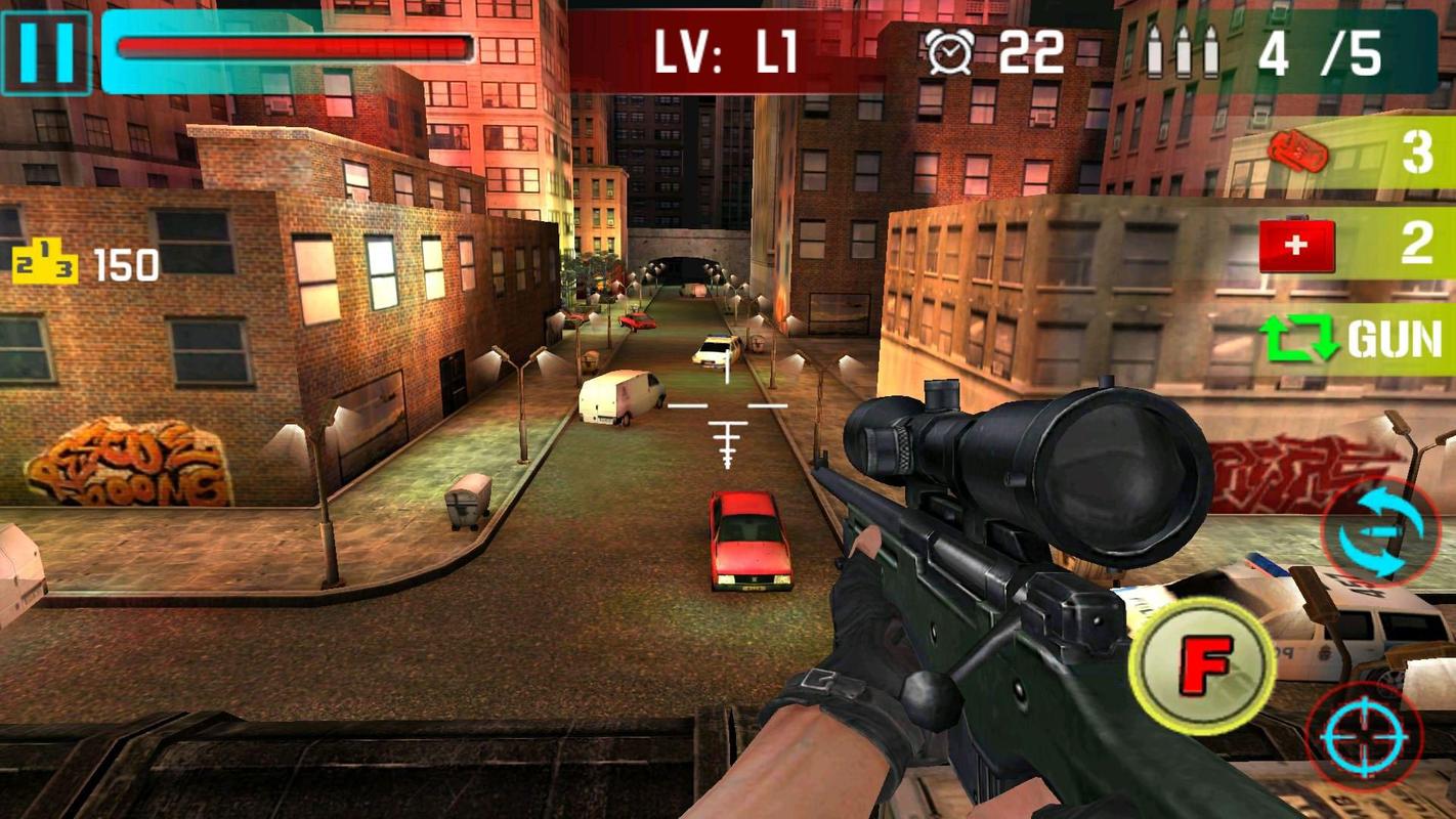 狙击手射击战争3D单机版游戏截图1
