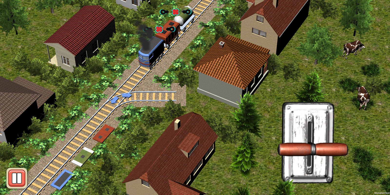 火车路线谜题游戏截图