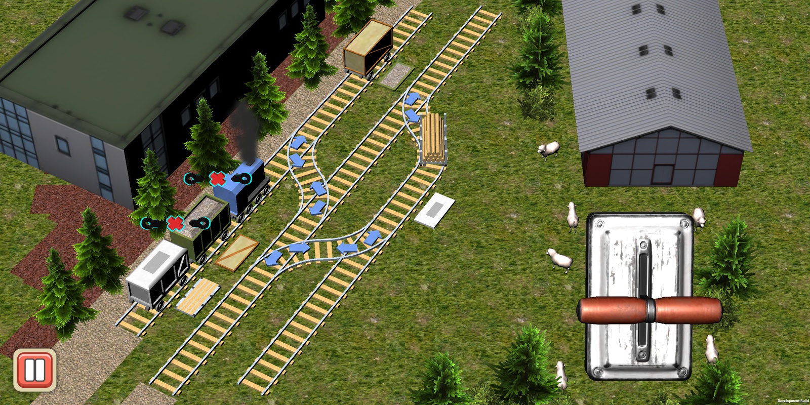 火车路线谜题游戏截图