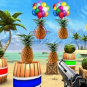 菠萝射击模拟器游戏图标