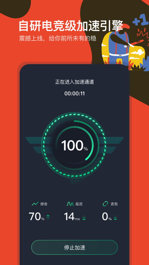 奇游手游加速器下载安装app软件截图0