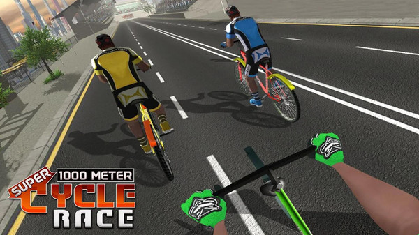 自行车城市公路赛游戏截图
