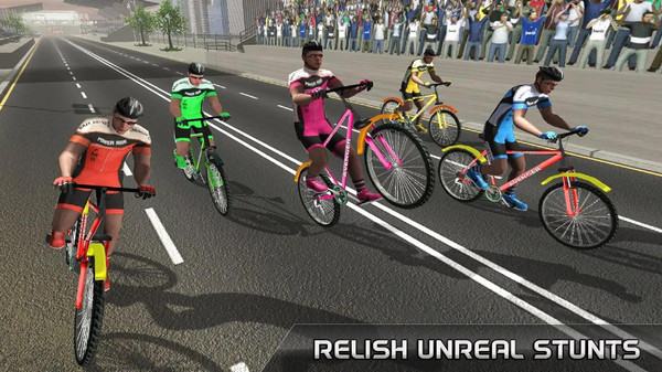 自行车城市公路赛游戏截图1