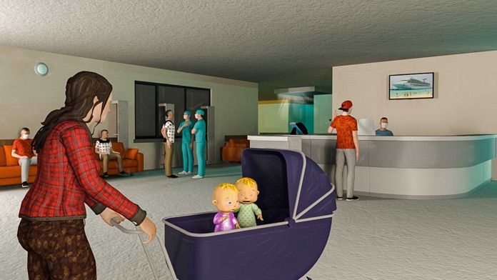 虚拟妈妈梦想家庭sim游戏截图