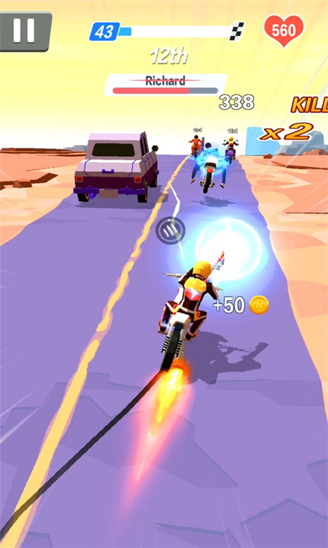 暴力摩托飞车游戏截图
