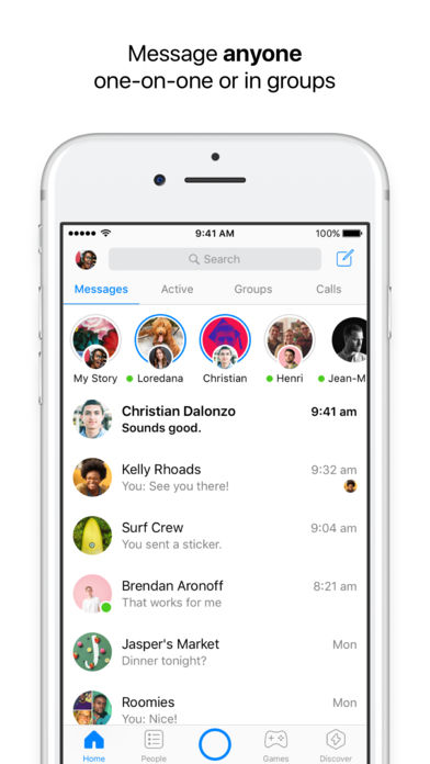 Messenger安卓版app软件截图1