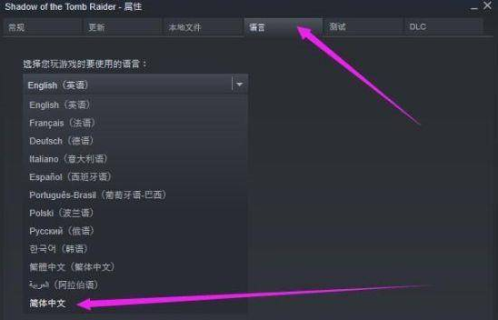 steam中文设置教程